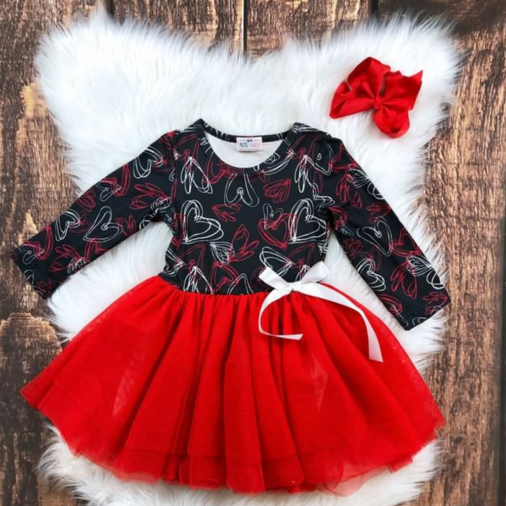 Valentine's Day Tulle Boutique Dress